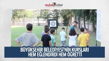 B&Uuml;Y&Uuml;KŞEHİR BELEDİYESİ&rsquo;NİN KURSLARI HEM EĞLENDİRDİ HEM &Ouml;ĞRETTİ