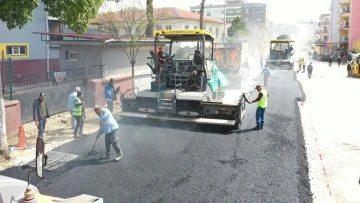B&uuml;y&uuml;kşehir Belediyesi yol yapım &ccedil;alışmalarını s&uuml;rd&uuml;r&uuml;yor