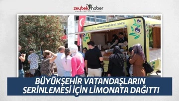 B&Uuml;Y&Uuml;KŞEHİR BELEDİYESİNDEN SERİNLETEN UYGULAMA