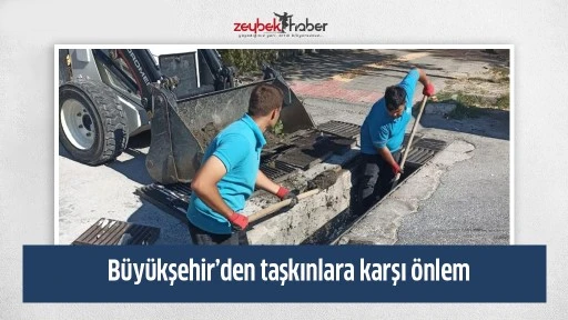 B&uuml;y&uuml;kşehir&rsquo;den taşkınlara karşı &ouml;nlem