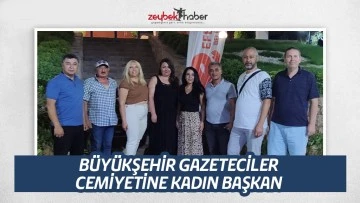 B&Uuml;Y&Uuml;KŞEHİR GAZETECİLER CEMİYETİNE KADIN BAŞKAN&nbsp;