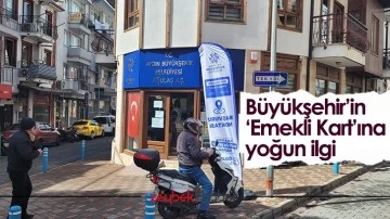 B&uuml;y&uuml;kşehir&rsquo;in &lsquo;Emekli Kart&rsquo;ına yoğun ilgi