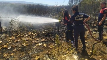 B&uuml;y&uuml;kşehir&rsquo;in kadın itfaiyecilerinden hızlı m&uuml;dahale