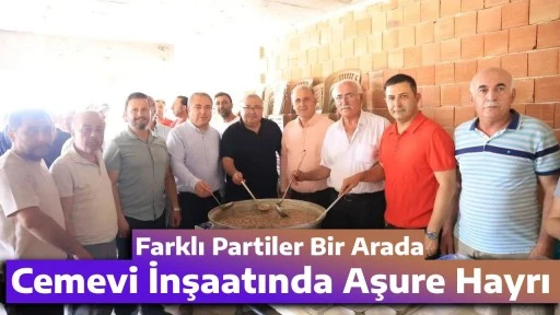 Cemevi İnşaatında Aşure Hayrı, Farklı Partiler Bir Arada
