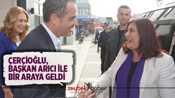 &Ccedil;er&ccedil;ioğlu, Başkan Arıcı ile bir araya geldi