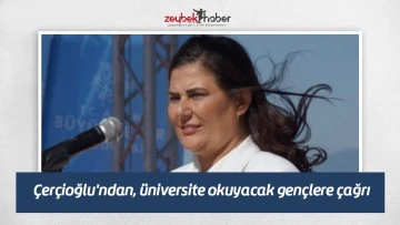 &Ccedil;er&ccedil;ioğlu'ndan, &uuml;niversite okuyacak gen&ccedil;lere &ccedil;ağrı