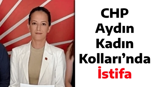 CHP Aydın Kadın Kolları&rsquo;nda İstifa