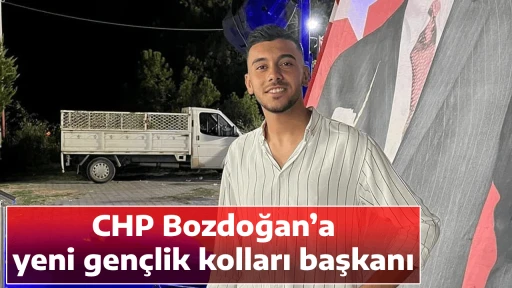 CHP Bozdoğan&rsquo;a yeni gen&ccedil;lik kolları başkanı