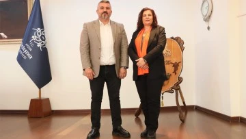 CHP İncirliova Belediye Başkan Adayı G&ouml;kmen, Başkan &Ccedil;er&ccedil;ioğlu ile g&ouml;r&uuml;şt&uuml;