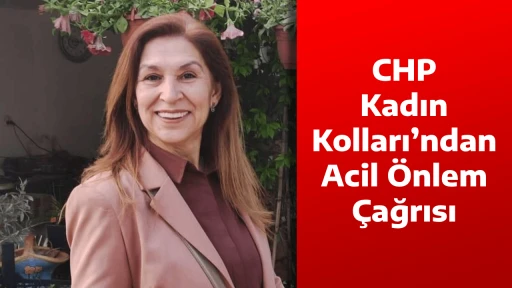 CHP Kadın Kolları&rsquo;ndan Acil &Ouml;nlem &Ccedil;ağrısı