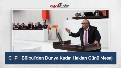 CHP'li B&uuml;lb&uuml;l'den D&uuml;nya Kadın Hakları G&uuml;n&uuml; Mesajı