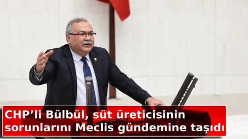 CHP&rsquo;li B&uuml;lb&uuml;l, s&uuml;t &uuml;reticisinin sorunlarını Meclis g&uuml;ndemine taşıdı