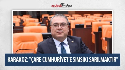 CHP&rsquo;Lİ EVRİM KARAKOZ: &ldquo;EN B&Uuml;Y&Uuml;K BAYRAMIMIZ CUMHURİYET BAYRAMIMIZ KUTLU OLSUN&rdquo;