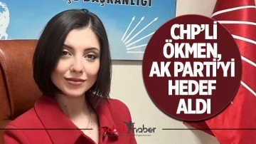 CHP&rsquo;li &Ouml;kmen, AK Parti'yi hedef aldı