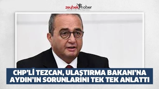CHP&rsquo;li Tezcan Ulaştırma Bakanı&rsquo;na Aydın&rsquo;ın sorunlarını tek tek anlattı
