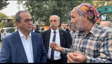CHP'li vekil Tezcan afetzedelerin sesi oldu