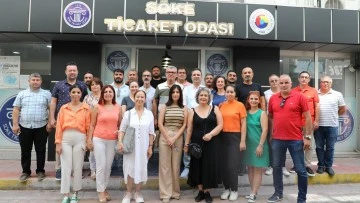 CHP S&Ouml;KE HEYETİ, S&Ouml;KE TİCARET ODASI&rsquo;NI ZİYARET ETTİ