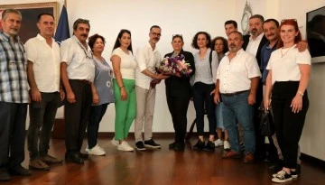 CHP S&Ouml;KE İL&Ccedil;E Y&Ouml;NETİMİNDEN BAŞKAN &Ccedil;ER&Ccedil;İOĞLU'NA NEZAKET ZİYARETİ