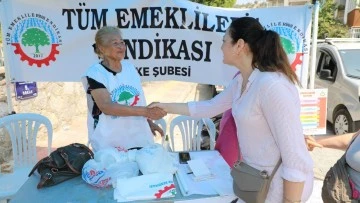CHP S&Ouml;KE KADIN KOLLARINDAN EMELİKLİLERE İMZALI DESTEK