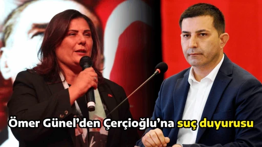  &Ouml;mer G&uuml;nel&rsquo;den &Ccedil;er&ccedil;ioğlu&rsquo;na su&ccedil; duyurusu