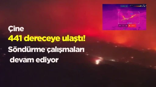 &Ccedil;ine 441 dereceye ulaştı! S&ouml;nd&uuml;rme &ccedil;alışmaları devam ediyor