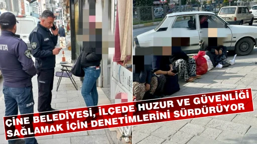 &Ccedil;İNE BELEDİYESİ, İL&Ccedil;EDE HUZUR VE G&Uuml;VENLİĞİ SAĞLAMAK İ&Ccedil;İN DENETİMLERİNİ S&Uuml;RD&Uuml;R&Uuml;YOR