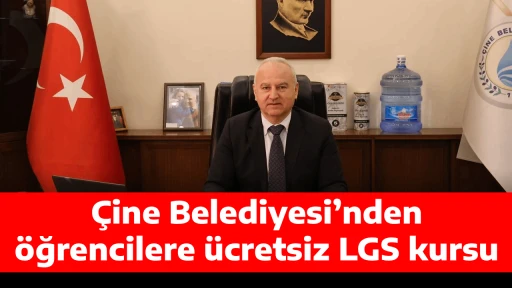&Ccedil;ine Belediyesi&rsquo;nden &ouml;ğrencilere &uuml;cretsiz LGS kursu