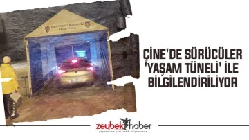 &Ccedil;ine'de s&uuml;r&uuml;c&uuml;ler 'yaşam t&uuml;neli' ile bilgilendiriliyor