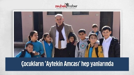 &Ccedil;ocukların &lsquo;Aytekin Amcası&rsquo; hep yanlarında