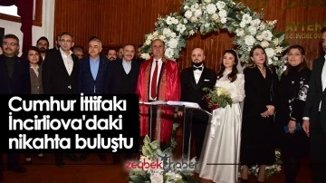 Cumhur İttifakı İncirliova'daki nikahta buluştu