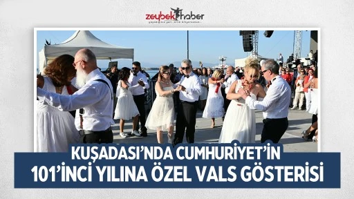 CUMHURİYET&rsquo;İN 101&rsquo;İNCİ YILINA &Ouml;ZEL VALS G&Ouml;STERİSİ