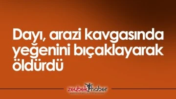 Dayı, arazi kavgasında yeğenini bı&ccedil;aklayarak &ouml;ld&uuml;rd&uuml;