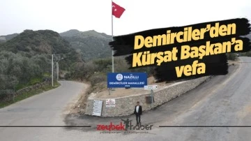Demirciler&rsquo;den K&uuml;rşat Başkan&rsquo;a vefa