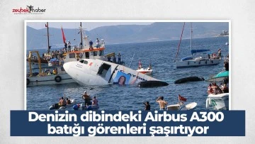 Denizin dibindeki Airbus A300 batığı g&ouml;renleri şaşırtıyor