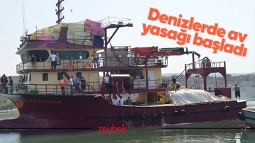 Denizlerde av yasağı başladı