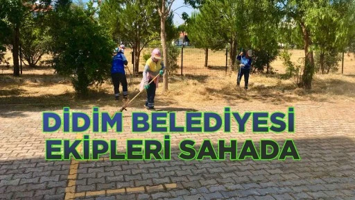 DİDİM BELEDİYESİ EKİPLERİ SAHADA