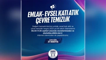 Didim Belediyesi uyardı: Vergilerde son g&uuml;n 31 Mayıs!