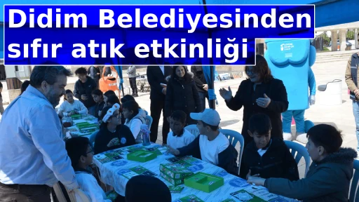 Didim Belediyesinden sıfır atık etkinliği