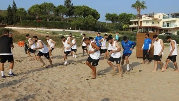Didim Belediyespor, plajda enerji depoluyor
