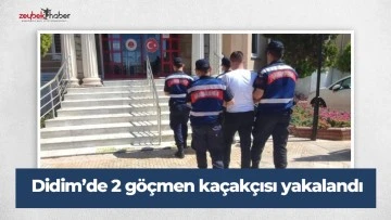 Didim&rsquo;de 2 g&ouml;&ccedil;men ka&ccedil;ak&ccedil;ısı yakalandı