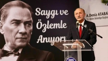 Didim&rsquo;de Atat&uuml;rk etkinlikle anıldı