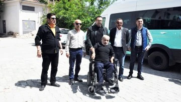 Didim&rsquo;de engelli depremzedenin talebi yerine getirildi