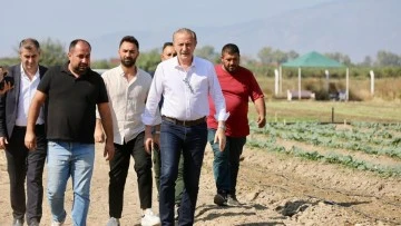 Didim'de kış sebzelerinin ekimine başlandı