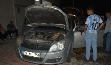 Didim&rsquo;de kundaklanan ara&ccedil; kullanılmaz hale geldi