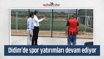 Didim&rsquo;de spor yatırımları devam ediyor