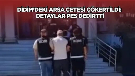 DİDİM&rsquo;DEKİ ARSA &Ccedil;ETESİ &Ccedil;&Ouml;KERTİLDİ: DETAYLAR PES DEDİRTTİ