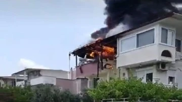 Didim&rsquo;deki ev yangını korkuttu