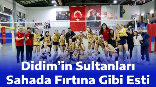 Didim&rsquo;in Sultanları Sahada Fırtına Gibi Esti