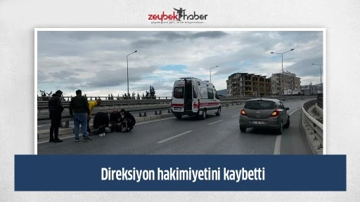 Direksiyon hakimiyetini kaybetti