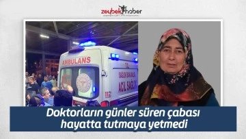 Doktorların g&uuml;nler s&uuml;ren &ccedil;abası hayatta tutmaya yetmedi